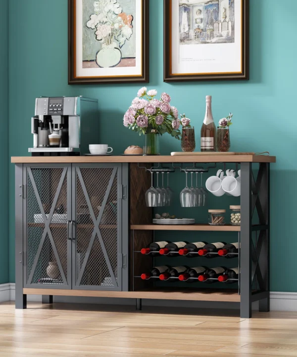 Bluffton Bar with Wine Storage